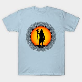 Lord shiva mandala art on T-Shirt